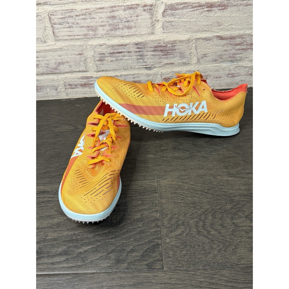 Hoka One One Cielo X LD Track Spikes Men's Size 13 Orange Blue New No Spikes